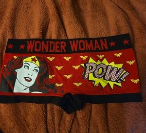 DC Comics Wonder Woman Red and Black Panties